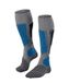 FALKE Heren Skisokken SK1 Comfort M Kh wol functioneel materiaal warm dik 1 paar, Grijs Light Grey 3400, 46-48