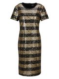 MADELEINE Cocktailjurk goud / zwart