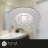 B.K. Licht Set van 3 LED inbouwspots plafond, 3 lichtpunten, Plastic, Nee, Ja, LED, Netstroom, IP44, Voor binnen, Nee, Nee, Zichtbaar, Babykamer, Badkamer, Eetkamer, Gamekamer, Hal, Kantoor, Kelder, Keuken, Kinderkamer, Slaapkamer, Toilet, Vochtige ruimtes, Werkkamer, Woonkamer, Ja, Universeel, 14.7 W