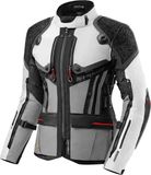 SHIMA Tracker Dames motorfiets textieljas Wit/grijs/rood Maat M
