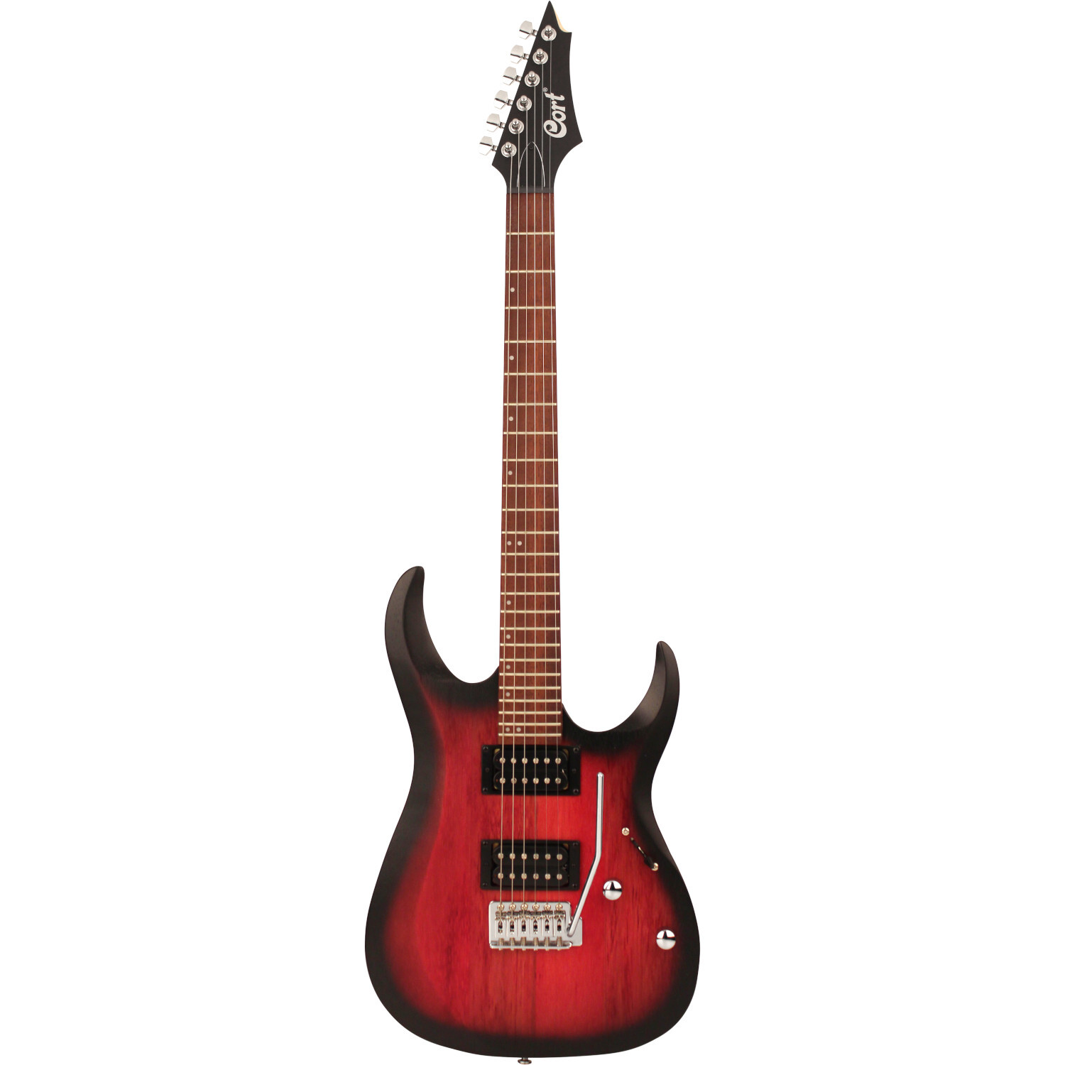 Cort X-100 Open Pore Black Cherry Burst