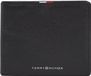 Tommy Hilfiger Manchetknopen - Rechthoekig - Leer - Zwart