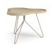 Swedese Flower mono table 62x66 cm H45 laqué chêne-noix de muscade RAL1019