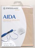 Zweigart Ecru Aida 8 kruisjes per cm - 20 count 48 x 53 cm Voorgesneden