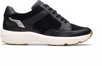 Clarks Tivoli Walk - dames sneaker - Zwart - maat 37.5 (EU) 4.5 (UK)