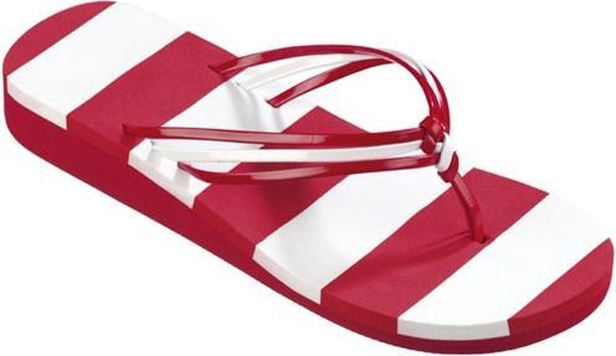 Beco teenslippers dames rood/wit