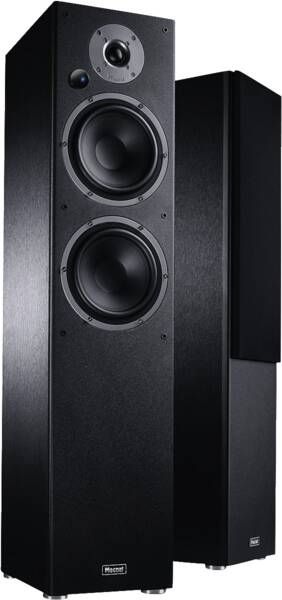 Magnat Monitor Reference 5A - Actieve vloerstaande speakers - Zwart - Set van 2