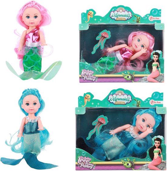 Toi Toys Mermaids Zeemeerminpop Dream Hair - Assorti