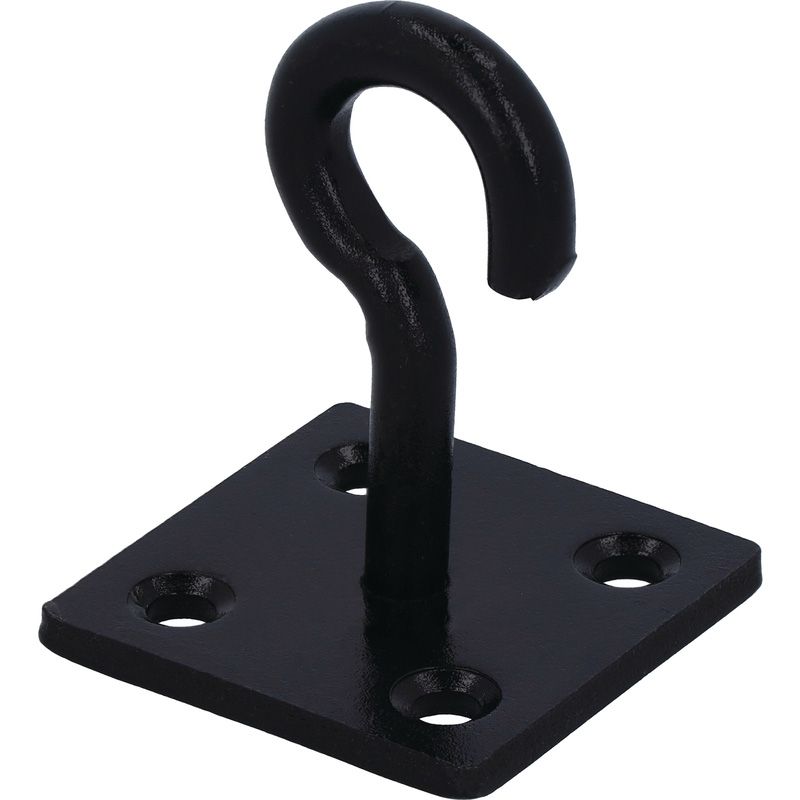 suki Haak op plaat zwart 50x50x5mm