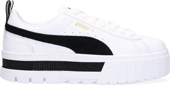 PUMA Mayze Lth Wn Lage sneakers - Dames - Wit - Maat 39
