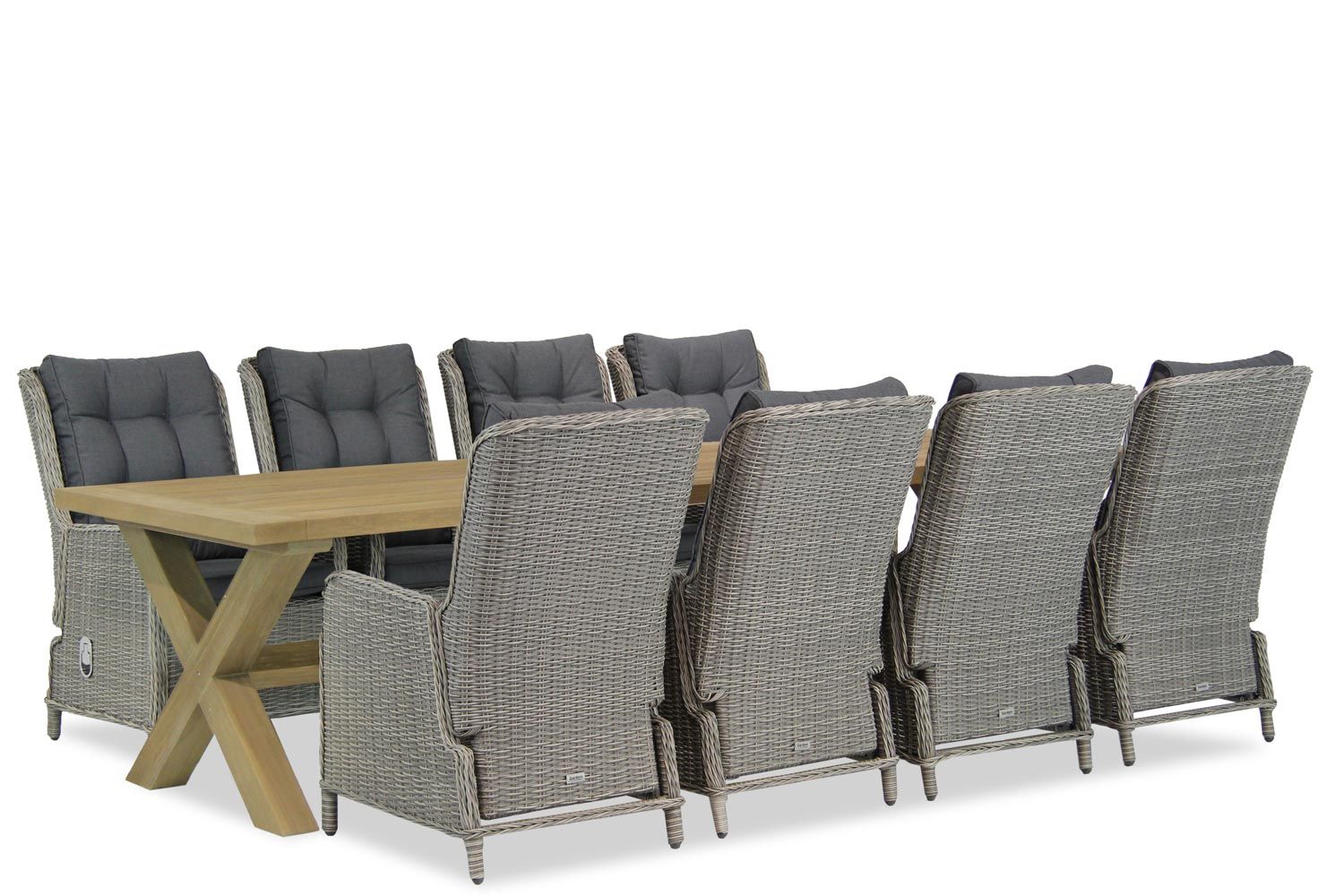 Garden Collections Kingston/Oregon 300 cm dining tuinset 9-delig - 7423603445451