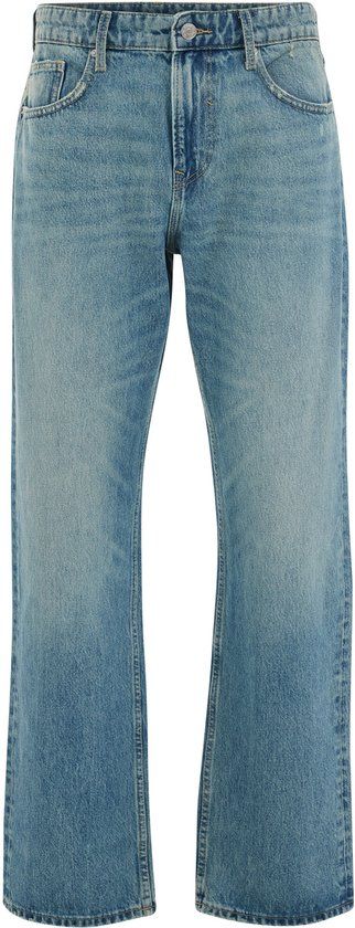 WE Fashion Heren Relaxed Fit Jeans Blauw Katoen Maat 36/34