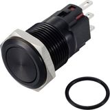TRU COMPONENTS TC-12647500 Interrupteur de pression 250 V/AC 3 A 1x hors/en marche IP65 Continu Aluminium (anodisé) 1 pièce(s)