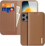 Dux Ducis Hivo Book Case voor iPhone 17 Pro Max - Bruin