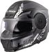 LS2 FF902 Scope II Oxyd Zwart Titanium 06 Systeemhelm - Maat S