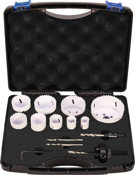 Promat gatzaagset 12-delig - snijdiepte 38mm - bi-metaal