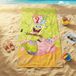 4KidsOnly Nickelodeon Strandhanddoek Bob de Spons – 100% Katoen | 70 x 140 cm | Geel