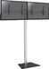Support pour 2 écrans de télévision, adapté aux écrans de 50" à 55" - Hauteur 240 cm - Pied de sol