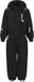 ZIGZAG Overall Winterfun Zwart Unisex Kinderen Maat 104