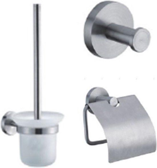 Best Design Ore RVS Toilet Accessoires Set - Geborsteld RVS