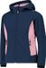 CMP Girls Fix Hoodie Softshell - Blue-fard - Maat Kinder_EU 128