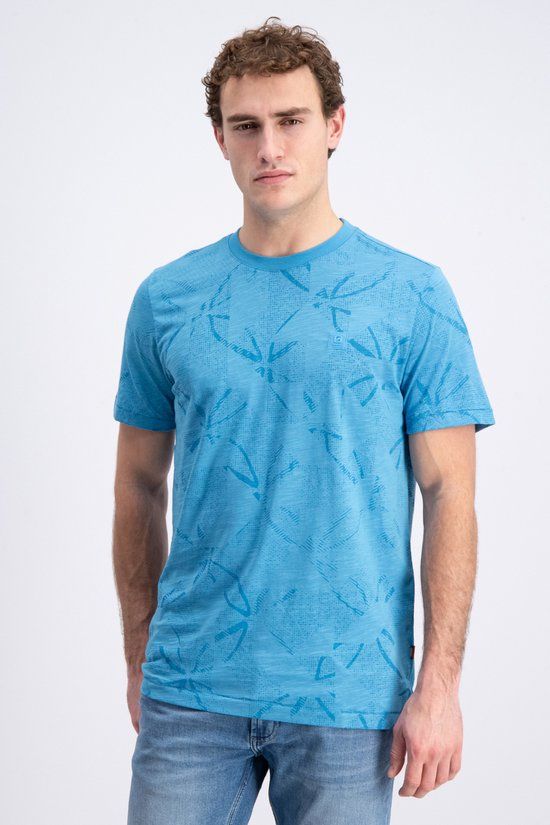 Gabbiano T-shirt Brenno 1565106 2376 Lake Blue Mannen Maat - S