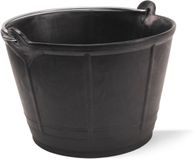 Kanguro Serie - Bouwemmer - 10L - Metalen Handvat - Zwart