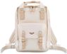 Himawari Sac à dos élégant Espace pour ordinateur portable 14 pouces Étanche Beige