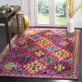 Safavieh Vloerkleed Lunya Rechthoekig Polypropyleen Fuchsia 122x170 cm