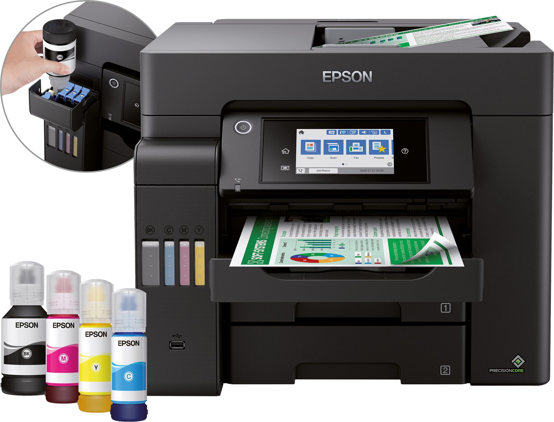 Epson EcoTank ET-5850 - Multifunctionele Wi-Fi-printer met inkttank en fax