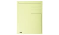 Exacompta 3-Klepsmap A4, 280 g/m², Gerecycled karton, Geel