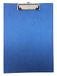 Shine 10 X Single Foolscap A4 Standaard/Massief PVC Klembord Blauw SS-96