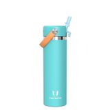 Sparrow RVS Drinkfles 500ml/750ml/1L/1.2L - Isolerende Waterfles met Rietje