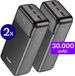 Buddi Boost - Duo Pack 30.000 mAh Powerbank - Zwart