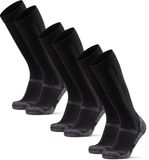 DANISH ENDURANCE Merinowollen Kniehoge Wandelsokken met Demping & - Unisex - 3 Paar - 48-51