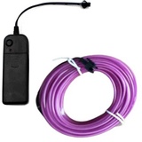 YJHSMT Neon LED Strip 1 Meter - Paars - Waterdicht - Flexibele Verlichting Tube met AA Batterij Adapter