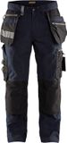 Blåkläder Werkbroek met stretch 1590-1343 - Donker marineblauw/Zwart - D120