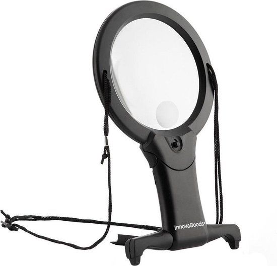 Hands-Free Magnifying Glass with LED light Zooled InnovaGoods