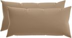vidaXL Kussen 2 stuks Heerlen Taupe Polyester 40 x 80 cm