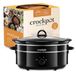 Crock-Pot Slow Cooker | Verwijderbare Easy-Clean Keramische Kom | 6,5 L (8+ Personen) | Zwart [SCV655B]