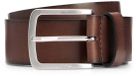 BOSS Leren riem Jor W90 Dark Brown