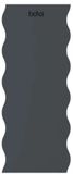 Bala The Wavy 5mm – Pilates Mat & Yogamat – Yoga, Pilates, Aerobics en Revalidatie Mat 5 mm Dik – Voor Krachttraining, Pilates, Yoga & Sport – Geschikt voor Fitness & Sporten – Charcoal Grijs