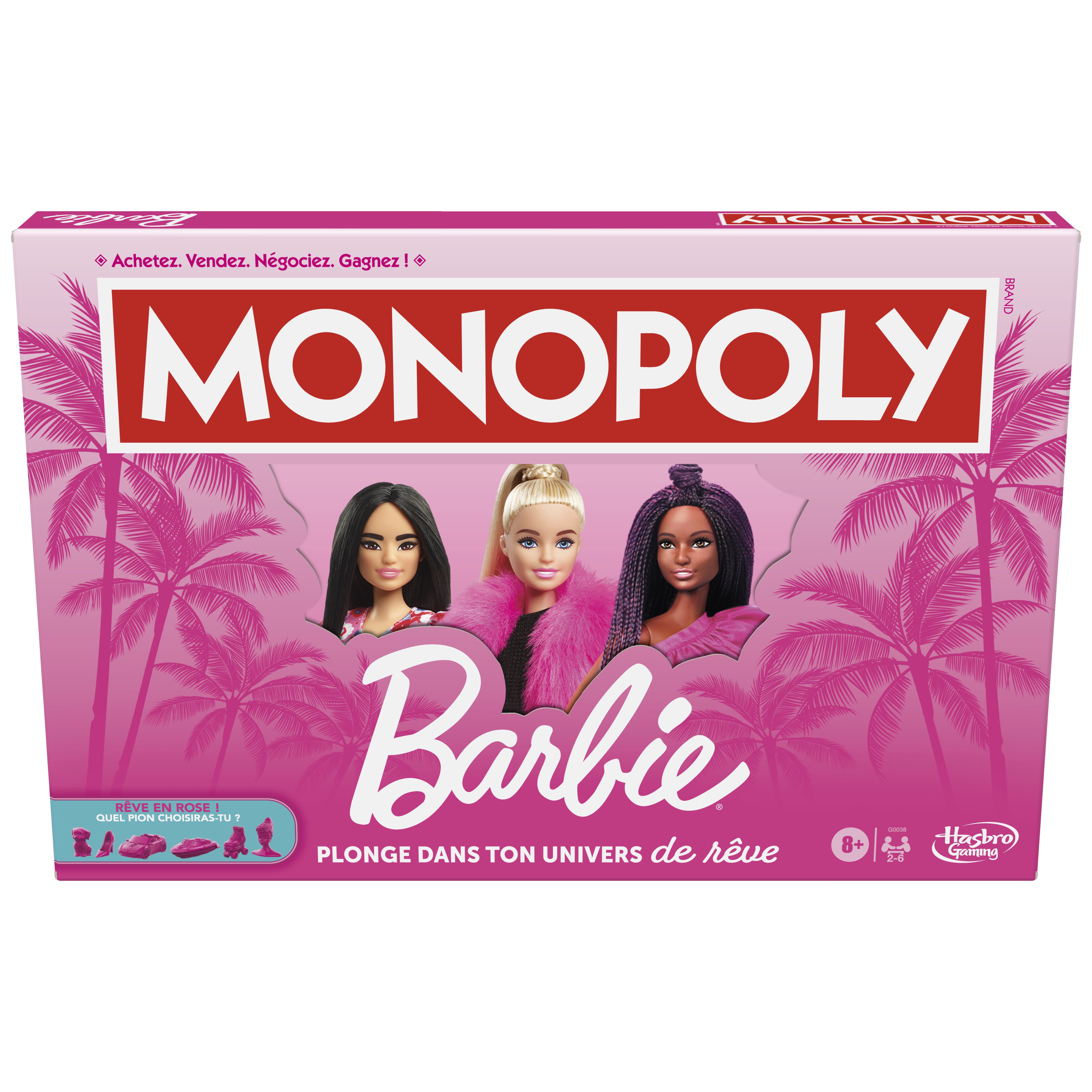 Monopoly Barbie Bordspel - Economische simulatie - Frans