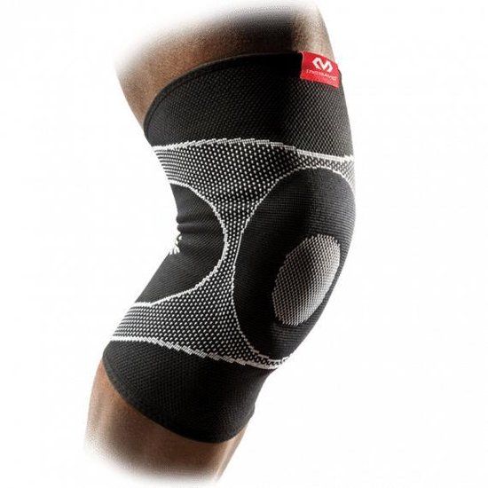 McDavid Elastische kniebandage met gel kussens Zwart XL