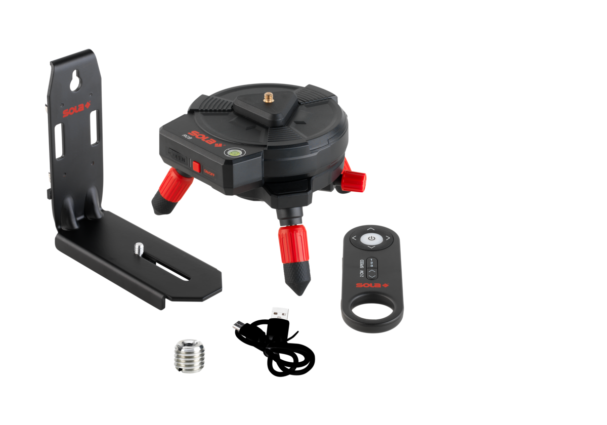 Sola RCB Autobase Set Laserbasis - Incl. Afstandsbediening En Wandhouder