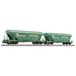 Liliput N 2-delig Set, Graantransportw., Uagpps, Rail4Chem/Loco TR., EP.V-VI.