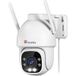 CTRONICS Caméra de surveillance extérieure 3G/4G avec carte SIM, vision nocturne couleur, détection humaine, rotation 360°, audio bidirectionnel, étanche IP66