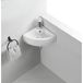 Wiesbaden Pallas - Hoekfontein - 44.5x32.5x13cm - Keramiek Glans Wit