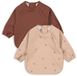 Konges Slojd Konges Sløjd - Slabbetje met Lange Mouwen (2 stuks) - Multicolor
