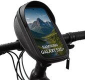 Opline Fiets Telefoonhouder - Waterdicht - Universeel - Zwart - OP-B2